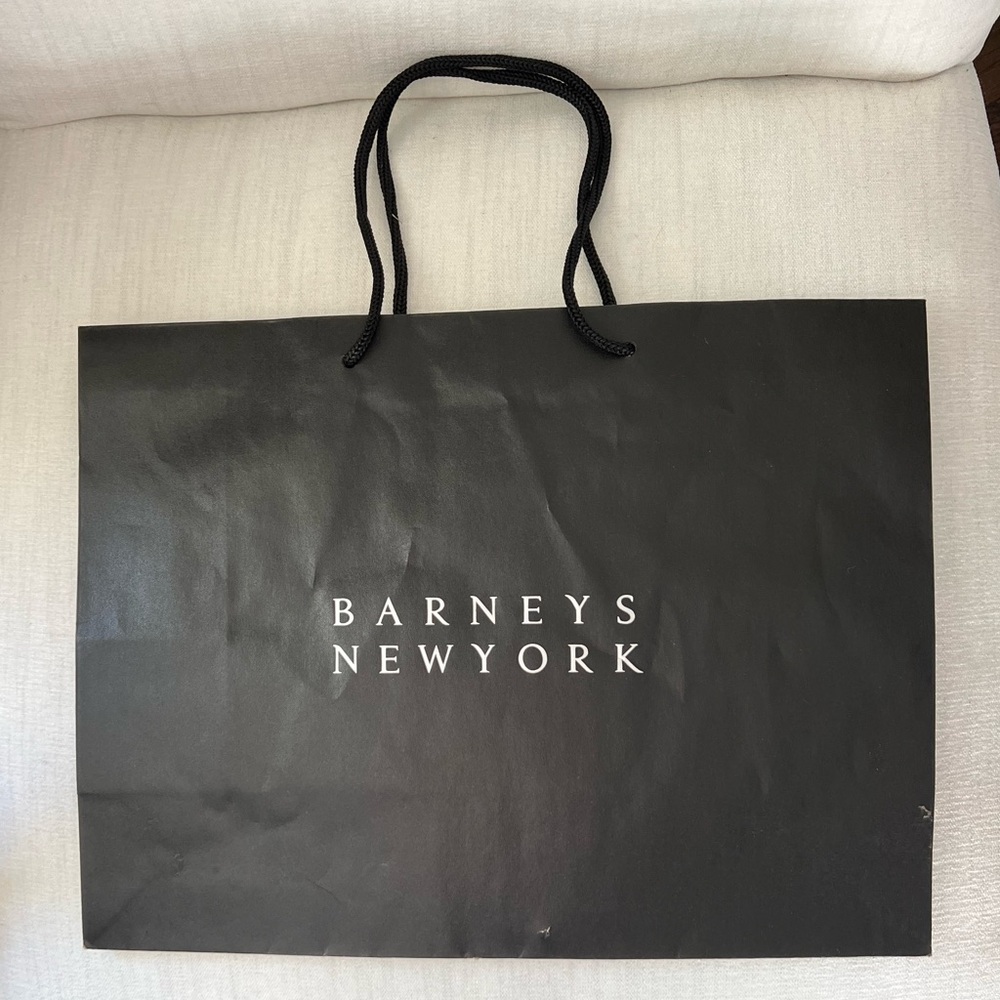 Barney’s NYC Iconic Shopping Bag, 16x12x6